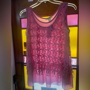 Size small pink women’s blouse.